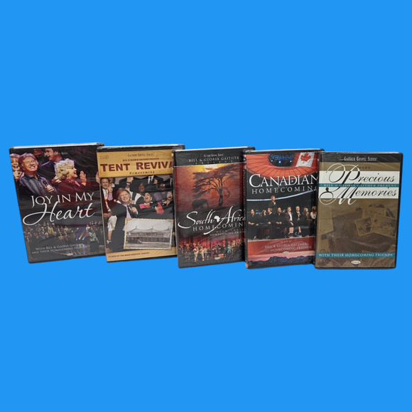 Sealed Gaither Gospel Series 5 NEW DVDs Joy To My Heart Tent Revival Homecoming - Picture 3 of 16